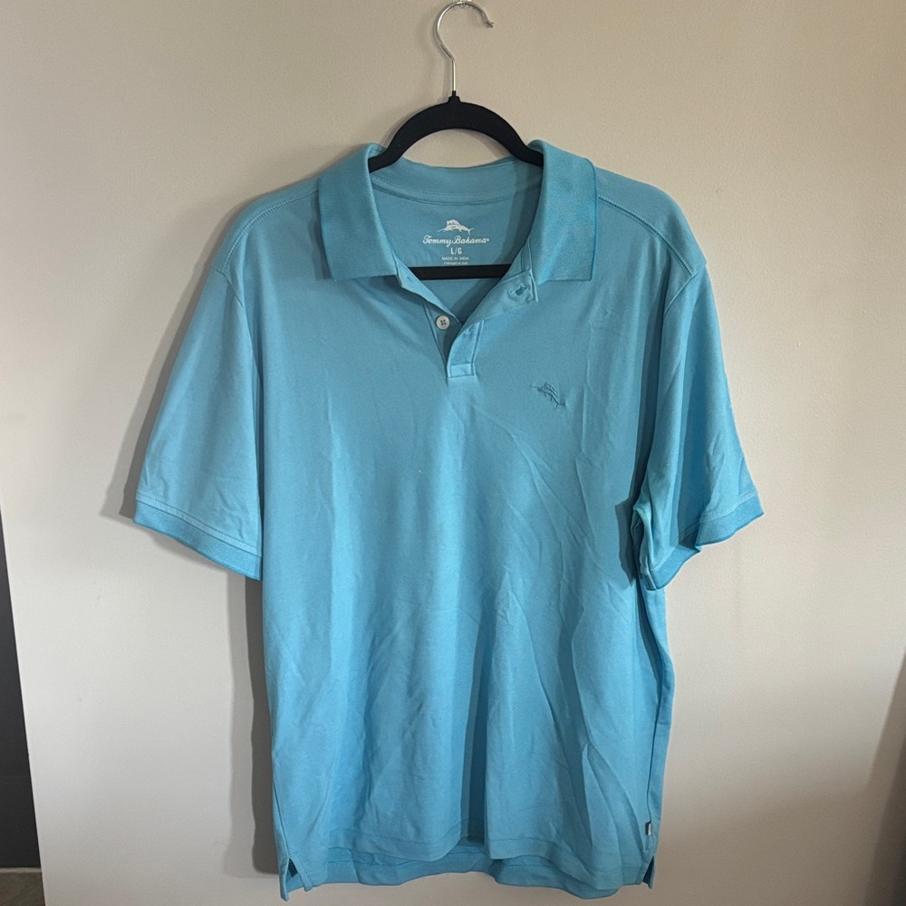 Tommy Bahama Light Blue Polo Shirt